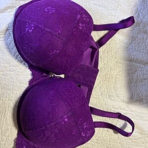 Torrid Vibrant Purple Lace Bra